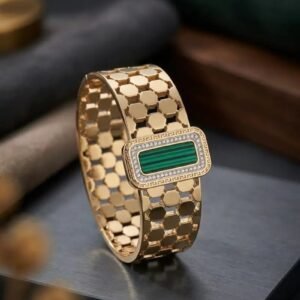 Statement Green golden anti tarnish kada