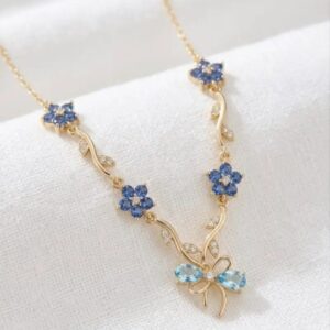 Statement Anti Tarnish Bow Necklace