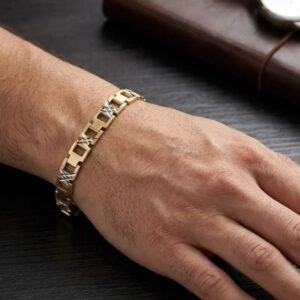 Golden/Silver Men's Bracelet
